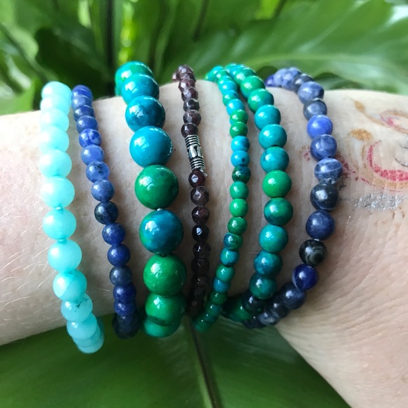 Genuine Gemstone bracelets - Emerald, Ruby, etc. - Picture 3 of 14